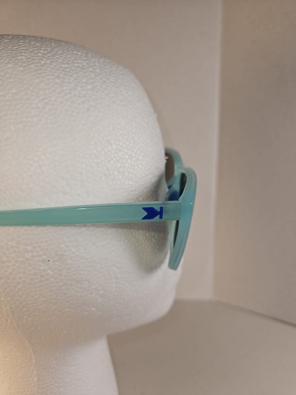 Knockaround Men's Teal Frame Sunglasses with Blue Mirrored Lenses - Picture 3 of 11
